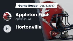 Recap: Appleton East  vs. Hortonville 2017