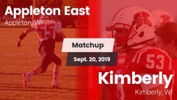 Matchup: Appleton East vs. Kimberly  2019
