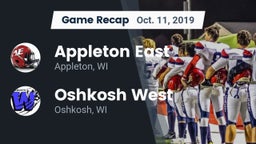 Recap: Appleton East  vs. Oshkosh West  2019