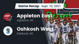 Recap: Appleton East  vs. Oshkosh West  2021