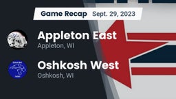 Recap: Appleton East  vs. Oshkosh West  2023
