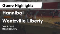 Hannibal  vs Wentzville Liberty  Game Highlights - Jan 3, 2017