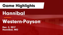 Hannibal  vs Western-Payson Game Highlights - Dec. 2, 2017