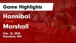 Hannibal  vs Marshall  Game Highlights - Feb. 10, 2020