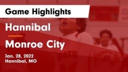 Hannibal  vs Monroe City  Game Highlights - Jan. 28, 2022