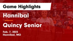 Hannibal  vs Quincy Senior  Game Highlights - Feb. 7, 2023