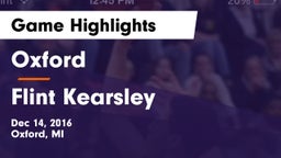 Oxford  vs Flint Kearsley Game Highlights - Dec 14, 2016