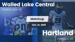 Matchup: Walled Lake Central vs. Hartland  2016