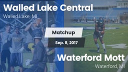 Matchup: Walled Lake Central vs. Waterford Mott 2017