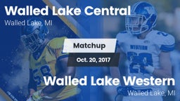 Matchup: Walled Lake Central vs. Walled Lake Western  2017