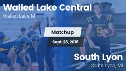 Matchup: Walled Lake Central vs. South Lyon  2018