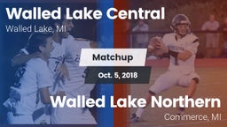 Matchup: Walled Lake Central vs. Walled Lake Northern  2018