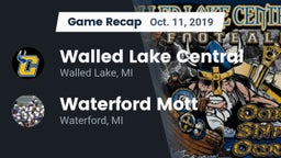 Recap: Walled Lake Central  vs. Waterford Mott 2019