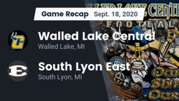 Recap: Walled Lake Central  vs. South Lyon East  2020