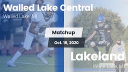 Matchup: Walled Lake Central vs. Lakeland  2020