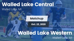 Matchup: Walled Lake Central vs. Walled Lake Western  2020
