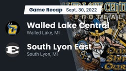 Recap: Walled Lake Central  vs. South Lyon East  2022