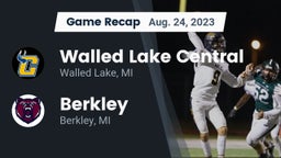 Recap: Walled Lake Central  vs. Berkley  2023