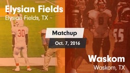 Matchup: Elysian Fields High vs. Waskom  2016