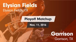 Matchup: Elysian Fields High vs. Garrison  2016