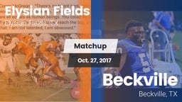 Matchup: Elysian Fields High vs. Beckville  2017
