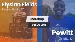 Matchup: Elysian Fields High vs. Pewitt  2018