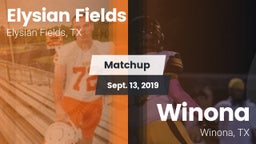 Matchup: Elysian Fields High vs. Winona  2019