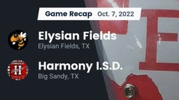 Recap: Elysian Fields  vs. Harmony I.S.D. 2022