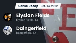 Recap: Elysian Fields  vs. Daingerfield  2022