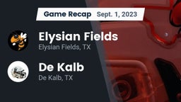 Recap: Elysian Fields  vs. De Kalb  2023
