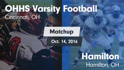 Matchup: Oak Hills High vs. Hamilton  2016