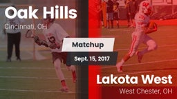 Matchup: Oak Hills High vs. Lakota West  2017