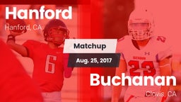 Matchup: Hanford  vs. Buchanan  2017
