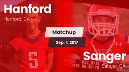Matchup: Hanford  vs. Sanger  2017