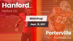 Matchup: Hanford  vs. Porterville  2017