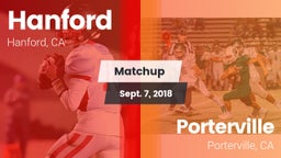 Matchup: Hanford  vs. Porterville  2018
