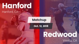 Matchup: Hanford  vs. Redwood  2018