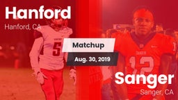 Matchup: Hanford  vs. Sanger  2019