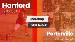 Matchup: Hanford  vs. Porterville  2019