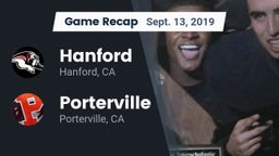 Recap: Hanford  vs. Porterville  2019