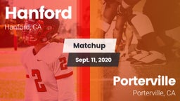 Matchup: Hanford  vs. Porterville  2020