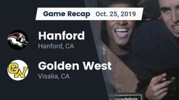Recap: Hanford  vs. Golden West  2019