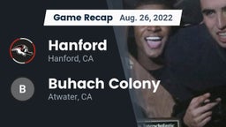 Recap: Hanford  vs. Buhach Colony  2022