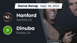 Recap: Hanford  vs. Dinuba  2022