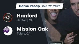Recap: Hanford  vs. Mission Oak  2022
