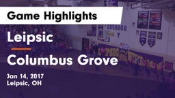 Leipsic  vs Columbus Grove  Game Highlights - Jan 14, 2017