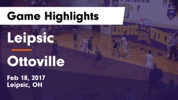 Leipsic  vs Ottoville  Game Highlights - Feb 18, 2017
