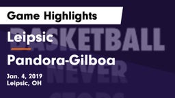 Leipsic  vs Pandora-Gilboa  Game Highlights - Jan. 4, 2019