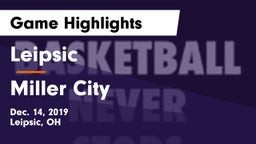 Leipsic  vs Miller City  Game Highlights - Dec. 14, 2019