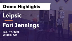 Leipsic  vs Fort Jennings  Game Highlights - Feb. 19, 2021